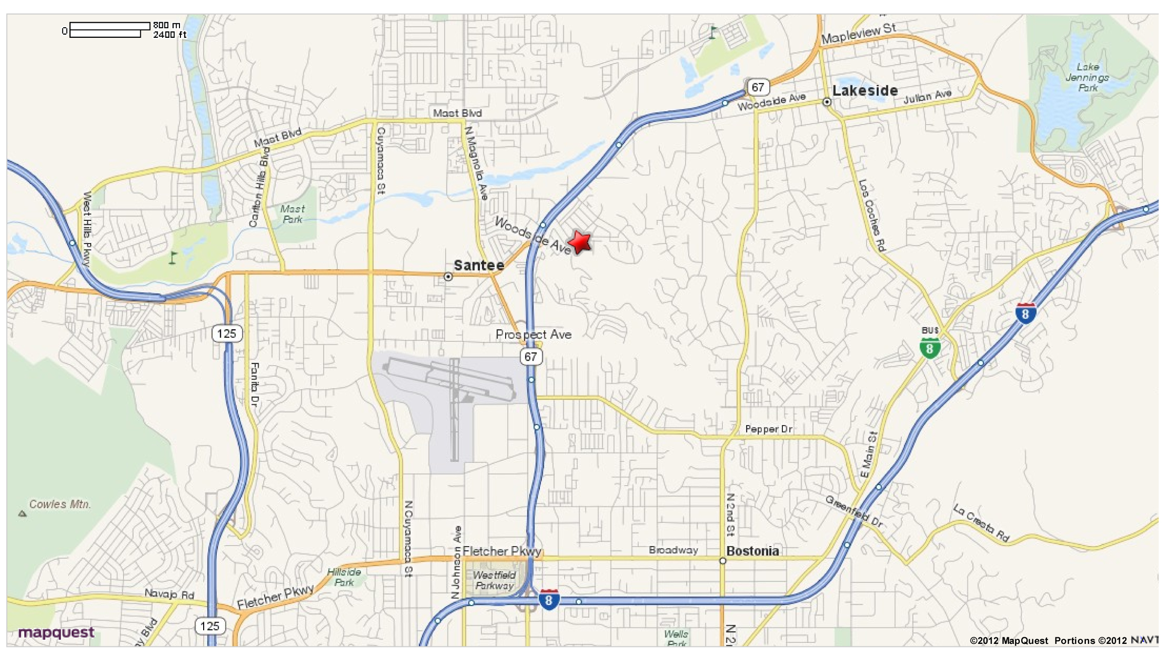 Map of Shadow Hill Park